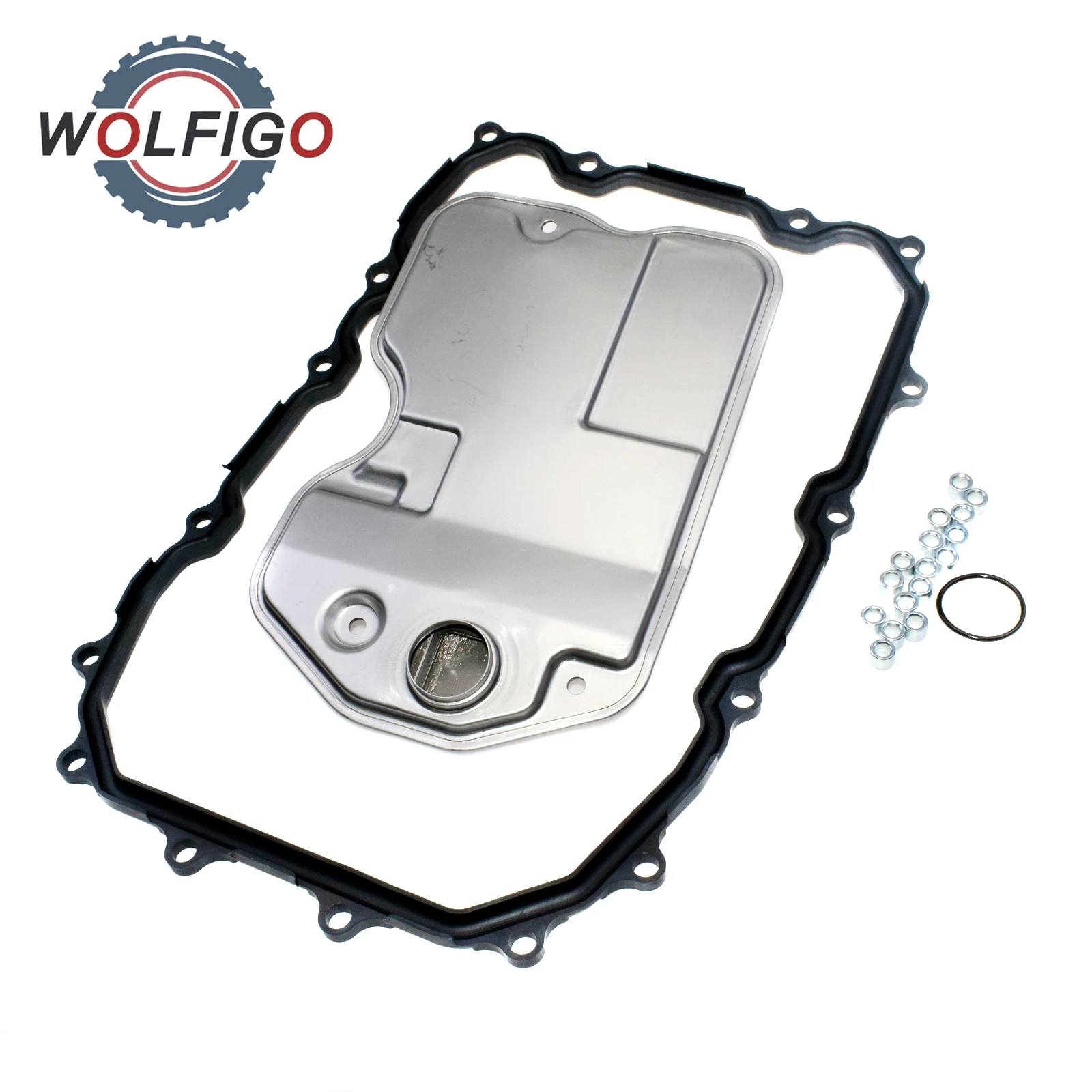 WOLFIGO Transmission Gearbox Filter & Oil Pan Gasket For Audi Q7 Pors-che Cayenne VW Touareg 09D325435 1001360002 95530740301