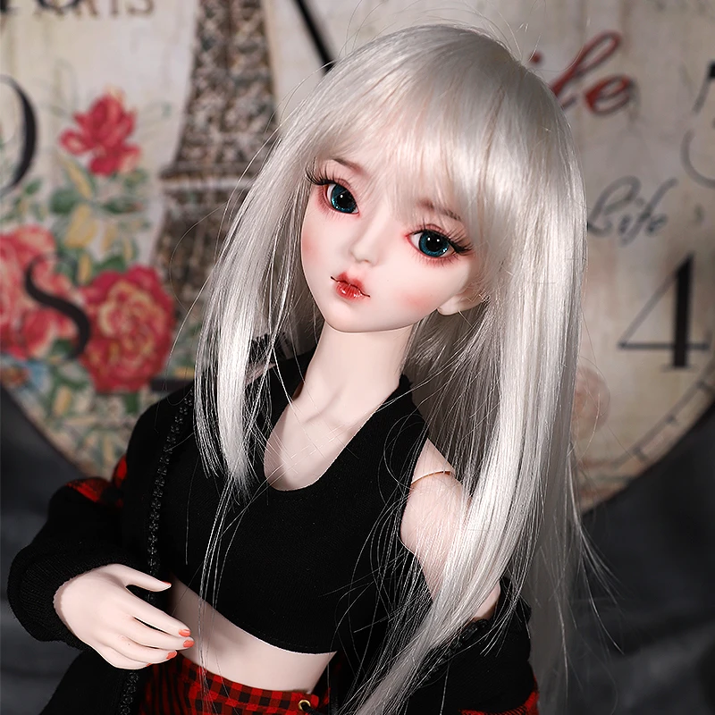 DBS 1/3 BJD 62cm joint body with hand-painted face clothes shoes wig and head can open,twins sister girl gift SD