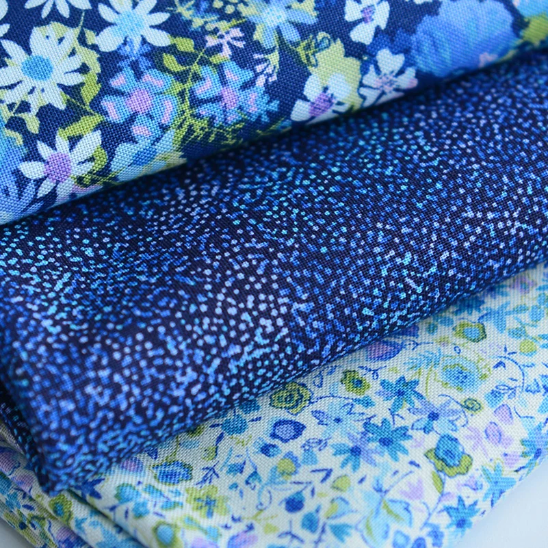 Floral Liberty 100% Cotton Muslin Fabric For Sewing Bags Interior Decoration  Tops Dresses Shirts Per Meters