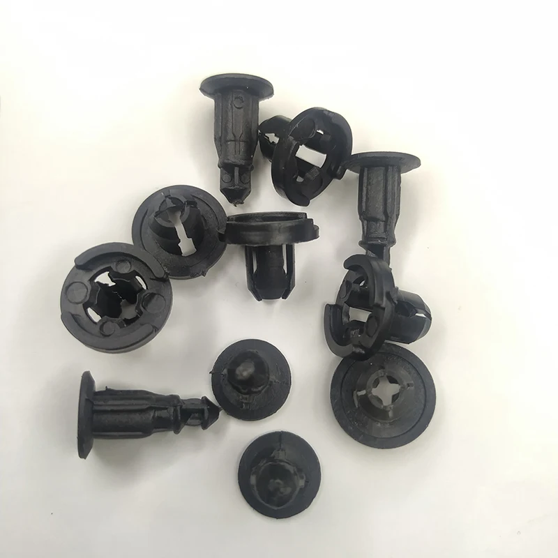 10/20/50Pcs Bumper Clips Rivets Fender Liner Fasteners Retainer For Mitsubishi Nissan Honda 8mm 9mm 10mm Hole