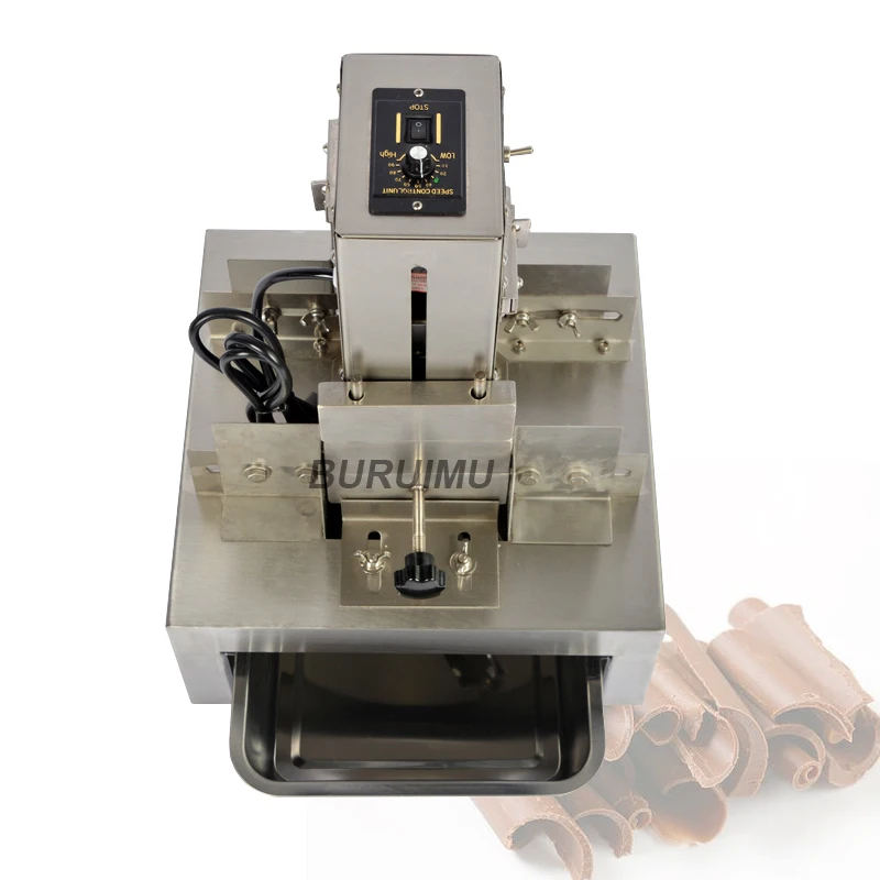 Commercial Chocolate Cutting Machine Electric Chocolate Chips Slicer Shaver Stainless Steel Multi-Size Scribing Machine 220v