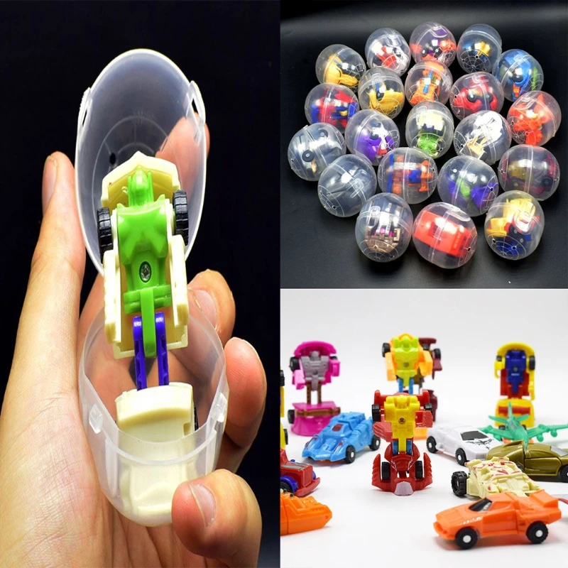 Mini Deformable Robot Surprise Eggs Surprise Ball Surprise Doll Gashapon Gift.