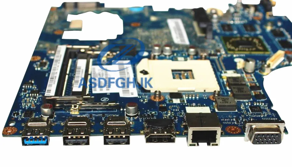 Laptop Motherboard For Lenovo Y770 G770 PIWG4 LA-6758P REV:1A MAIN BOARD with HD 6650M 1GB GPU 100 test OK