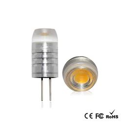 Lámparas de aluminio de 10 unids/lote, lámpara LED G4 regulable de 1,5 W, 3W, CC de 12V, reemplazo de bombilla halógena de 30W y 50W