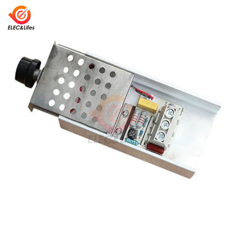 220V 10000W Motor Speed Controller High Power AC 220V SCR Voltage Regulator LED Dimmer dimming Switch Speed Control Thermostat