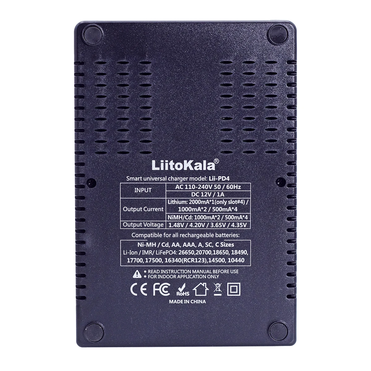 Liitokala Lii-PD4 3.7V 3.2V 1.2V Pin Sạc Màn Hình Hiển Thị LCD 18650 21700 26650 20700 18350 26700 AA AAA V. V... Kiểm Tra Dung Lượng
