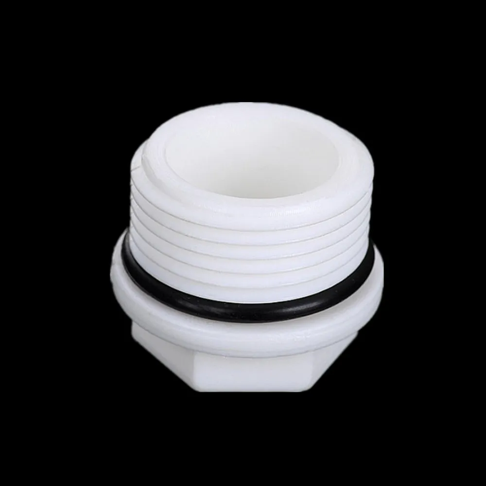 1/2" 3/4" 1" BSP Male Thread Plastic Pipe Hex Head Plastic End Cap Plug Fitting Plastic Connector Adapter