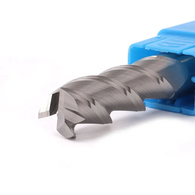 ZGT Aluminum Copper Wood Cutter CNC Fresa HRC50 3 Flute Tungsten Steel Milling Cutter End Mill 6mm 8mm 10mm 12mm 14mm 16mm 20mm