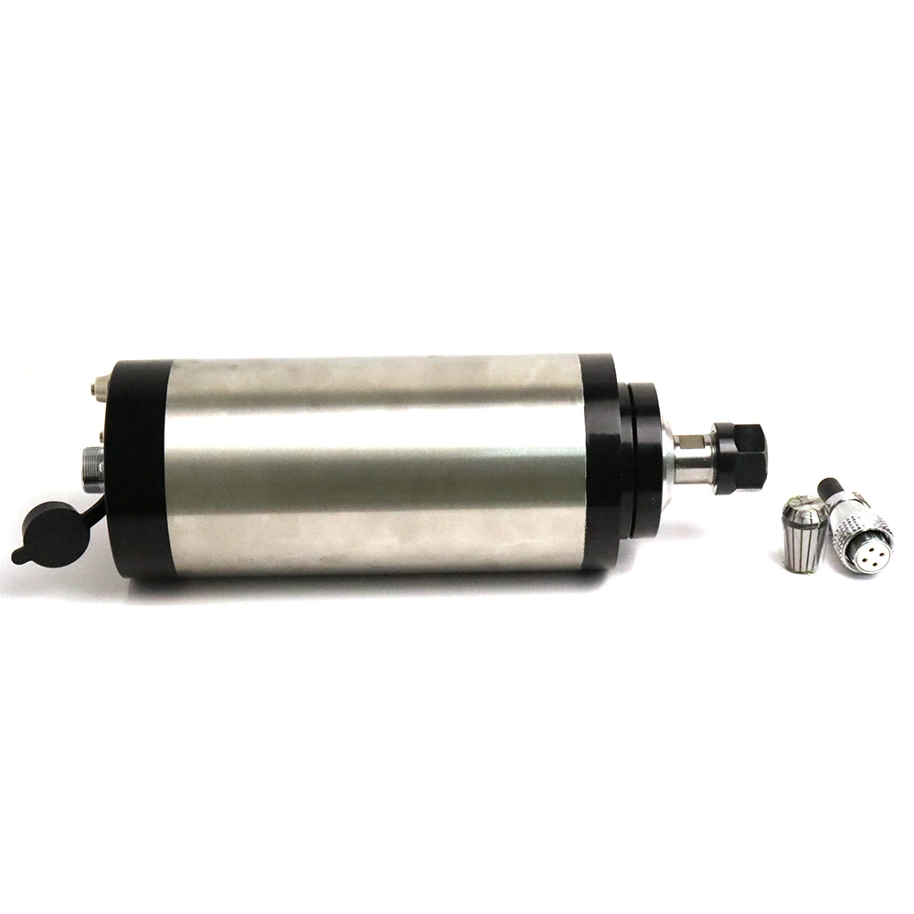 수냉 스핀들 모터, CNC 조각 밀링 기계용 베어링 4 개, 3.0KW ER20, 100mm, 220V, 380V, 24000rpm