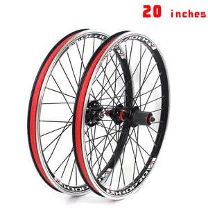 Novatec-折りたたみ自転車ホイールセットアルミニウム合金ホイールvブレーキ4bearing7-11speed20インチa271f372sb20 インチ20h24hバイクホイール - AliExpress