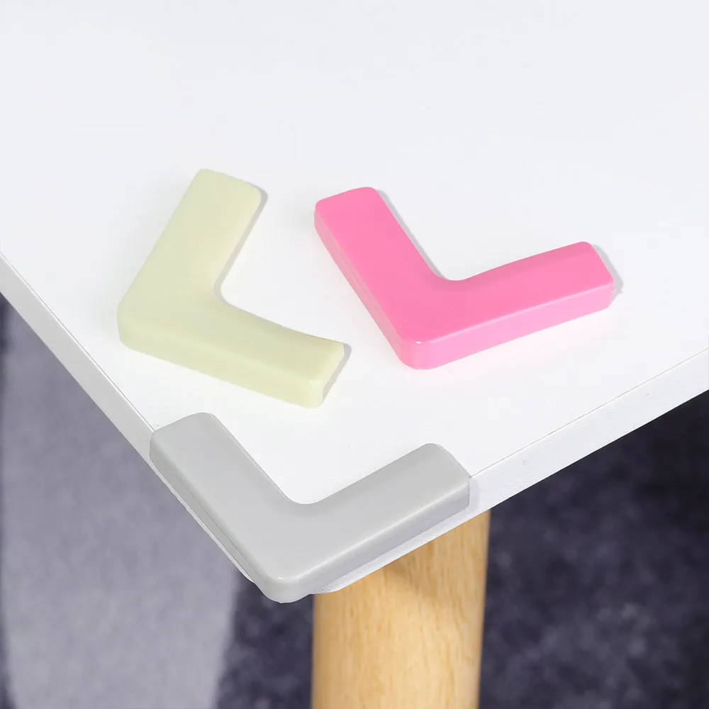 4Pcs Child Baby Safety Furniture Silicone Protector Table Corner Edge Protection Cover Children Desk Anticollision Guards Cover