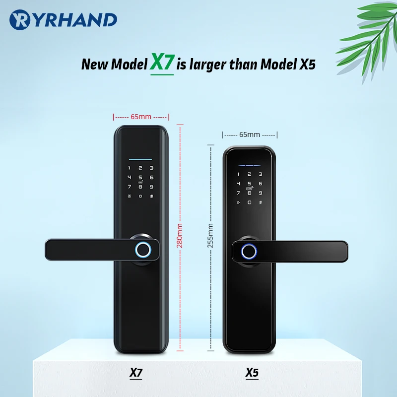 Tuya wifi Fingerprint Waterproof Digital Biometric NFC cerradura password inteligente fechadura eletronica smart door lock