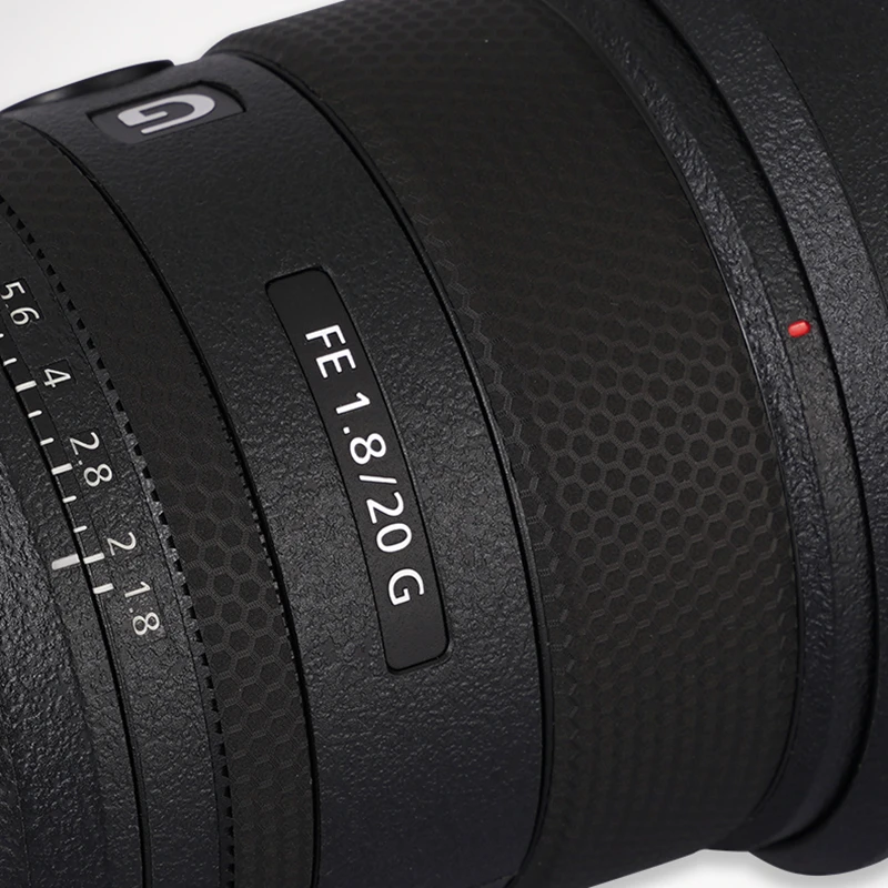 SEL20F18G Chống Trầy Xước Áo FE20-1.8G 201.8G Ống Kính Cao Cấp Decal Dán Da Cho Sony FE20mm F1.8G Bảo Vệ Ống Kính Bọc Da miếng Dán Kính Cường Lực