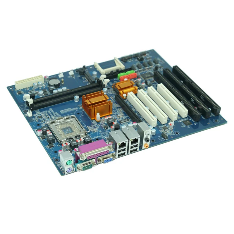 Socket775 dengan 2 * DDR3 4 * PCI 3 * ISA G41 Chipset industri Motherboard E7500 CPU