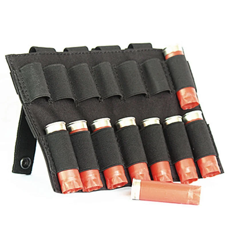 Tactical Molle Shell Holder Panel 12 Gauge Hunting Vest accessori cartucce Pouch Airsoft Shotgun Ammo Carrier