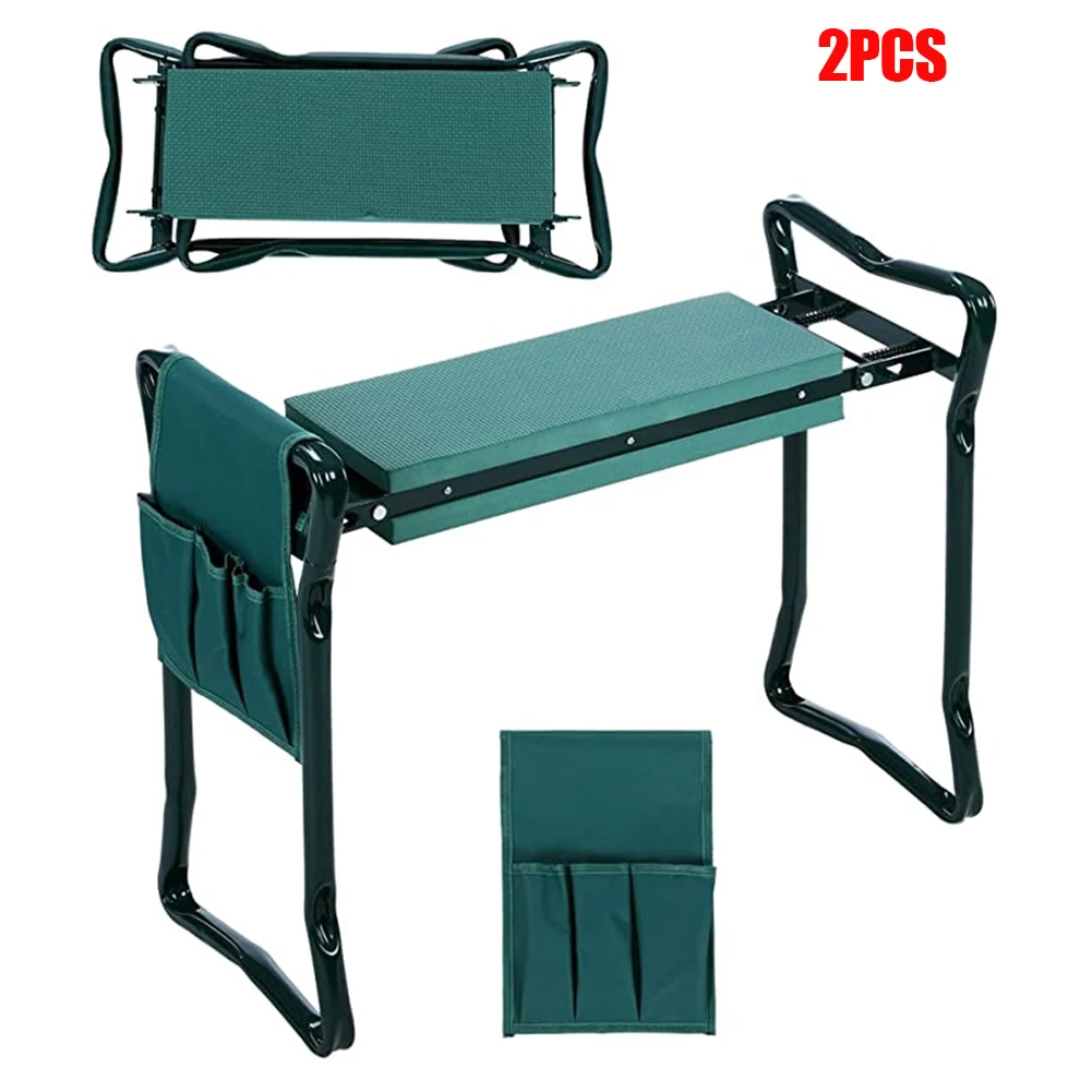 Newly 2 Pcs Tool Side Bag Pockets Pouch for Garden Bench Garden Kneeler Stools Gardening A Perfect Gift For Gardeners