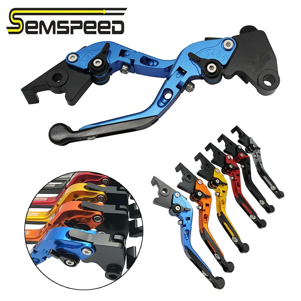 SEMSPEED Extendable Fold Extend Brake Clutch Lever Honda VFR800 1998-2001 CBR1100XX BLACKBIRD 1997-2007 ST1300 ST1300A 2003-2007