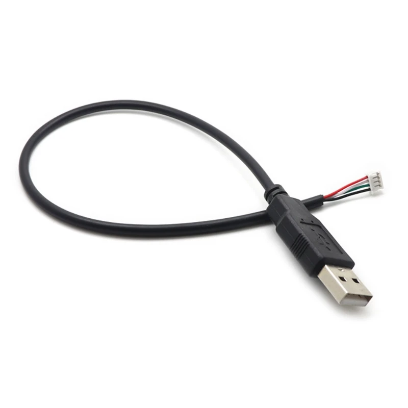 M5TD High-quality Copper Core PH2.0 Female to USB 2.0 Male to 4 pin Data Cable High Transmission 30cm/12 Inch PVC+Brass