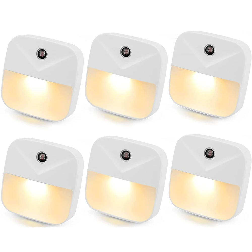 EU US Plug Night Light Mini Square Motion Sensor Light 220 V Bedroom Lamp Nightlight For Children Kids Bedside Bedroom Lighting