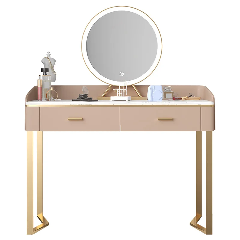 

Современный минималистский туалетный столик в скандинавском стиле для спальни принцессы Маленькая Интернета знаменитости ins стиль Роскошный Мраморный эркерный стол