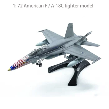 1: 72 미국 f / A-18C 전투기 모델 시뮬레이션 완제품 모델 37118 