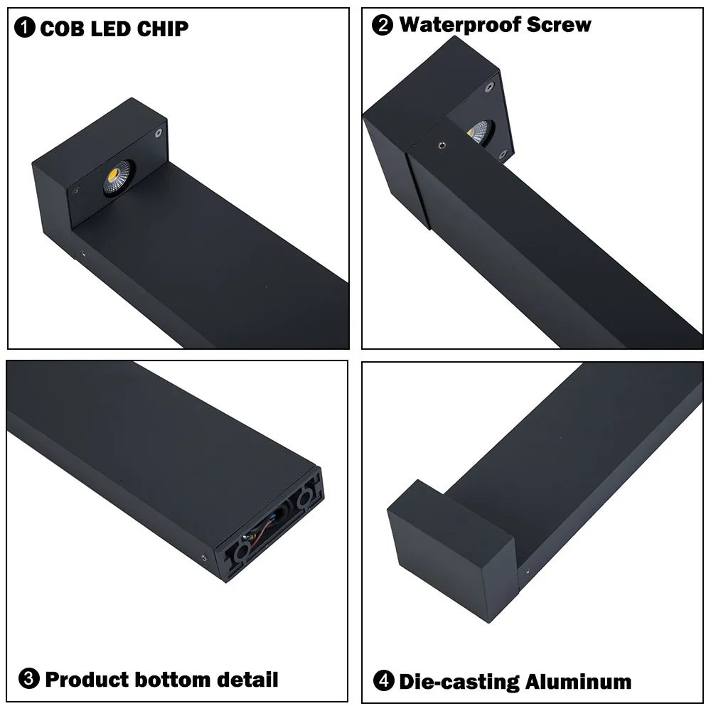 Zmjuja-ip65規格に準拠した防水,cobチップを備えたledランプ,屋外照明,景観照明,芝生,庭,庭に最適です。