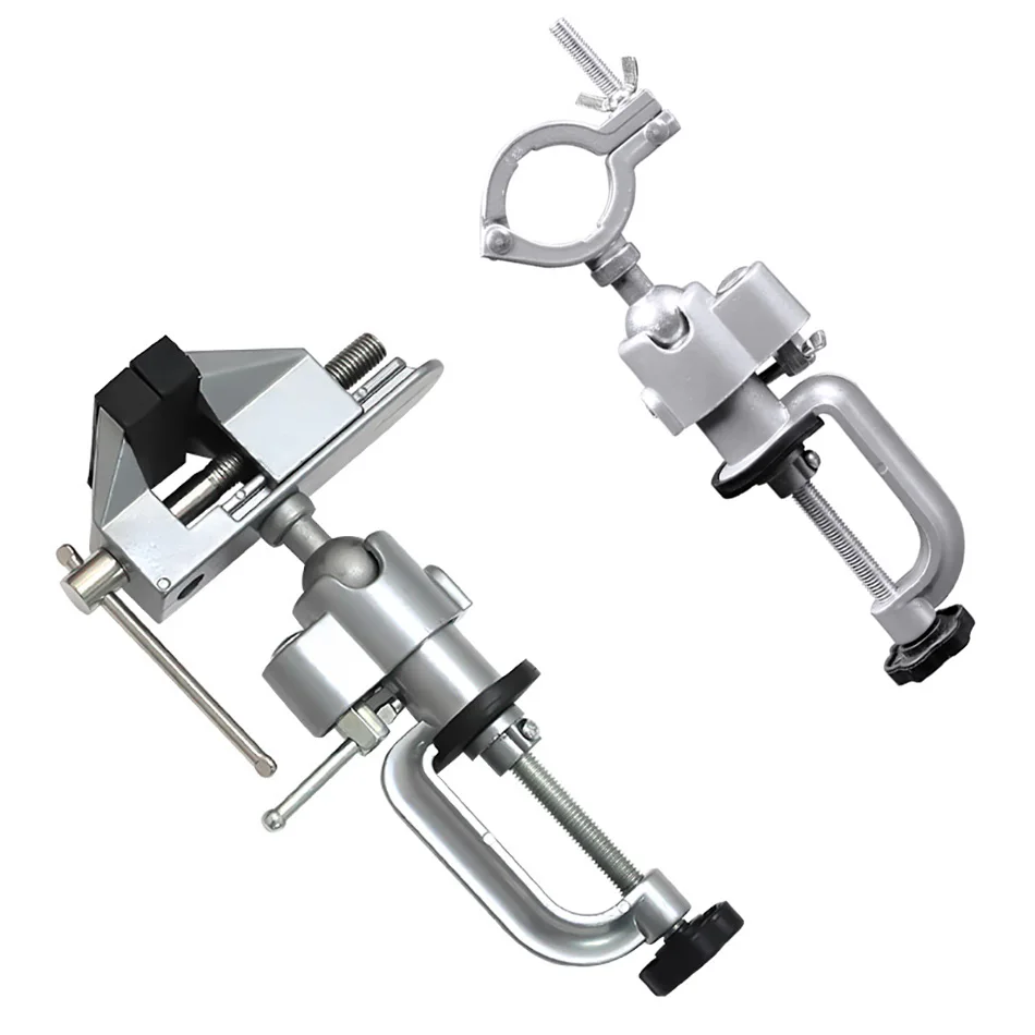 Stand Bench Vise Clamp Table Vise Electric Drill Multifunctional Mold Table-Screw Craft 360 Degree Rotating Swivel jig