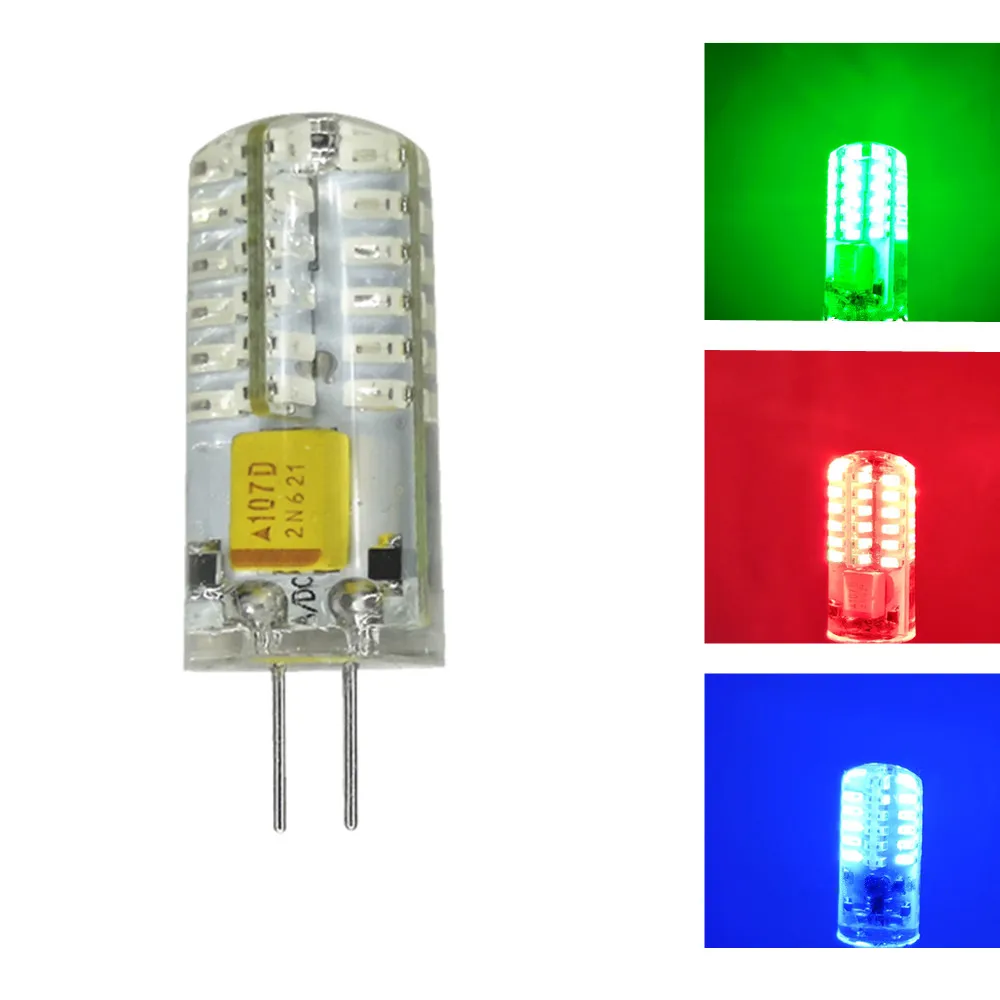 AC/DC12V G4 red green white led replace halogen bulb 12V G4 Blue AC12V DC12V green G4 DC12V RED g4 AC12V led colors crystal bulb