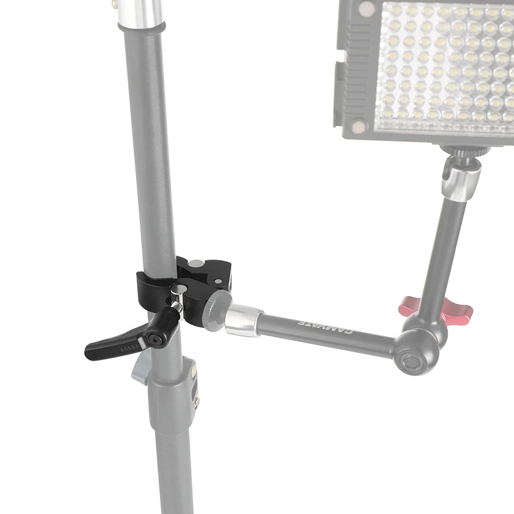 HDRIG 금속 슈퍼 클램프 매직 암 클램프 크랩 펜치 클립 DSLR 카메라 모니터 LED 라이트 사진 스튜디오 사진 액세서리