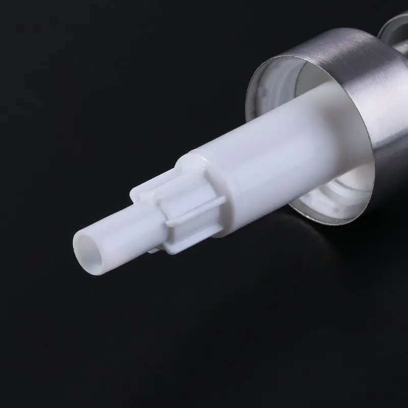 1x Badezimmer Edelstahl Flüssigkeit Lotion Dispenser Head Ersatz Seife Shampoo Dusche Gel Pumpe Jar Rohr Bad Hardware
