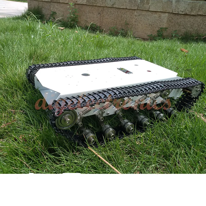 T750 Full Metal Crawler Tank Car Chassis Kit Intelligent Robot Damping Chassis Smart Track for DIY Robot Toys for Children