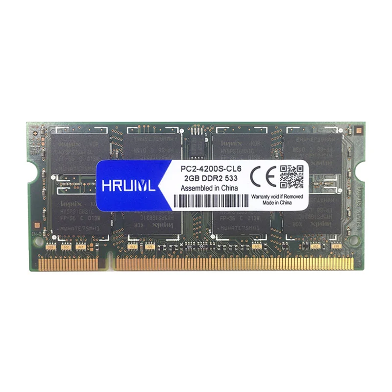 Wholesale Notebook RAM DDR2 1GB 2GB 533 PC2-4200S DDR 2 533Mhz 1G 2G PC2 4200 533 Mhz Sodimm Laptop memory  Memoria DIMM 1.8v
