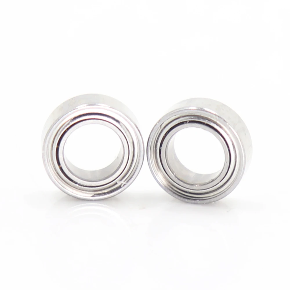 SMR74ZZ Fishing Wheel Bearings ABEC-11 4*7*2.5 mm ( 2 PCS ) Stainless Steel Seawater Bearings SMR74 Z ZZ