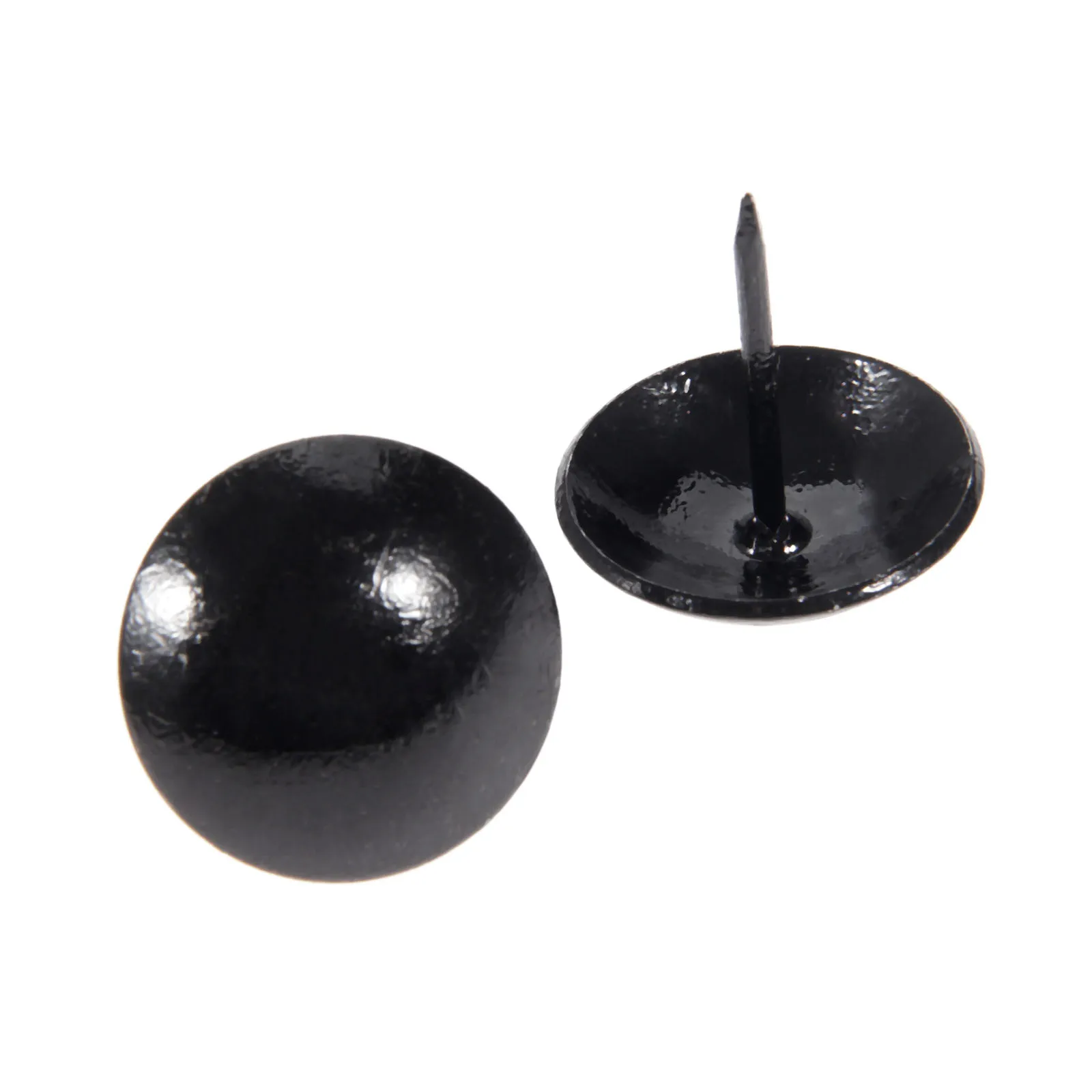 10Pcs 25*25mm Black Upholstery Nails Jewelry Wooden Box Sofa Decorative Tack Stud Pushpin Doornail Furniture Hardware