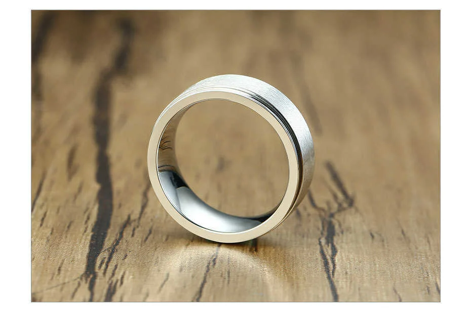 Vnox 6/8 mm Spinner-Ring für Herren, Stressabbau-Zubehör, klassisches Edelstahl-Ehering, lässiger Wikinger-Rune-Sportschmuck – Detail 9