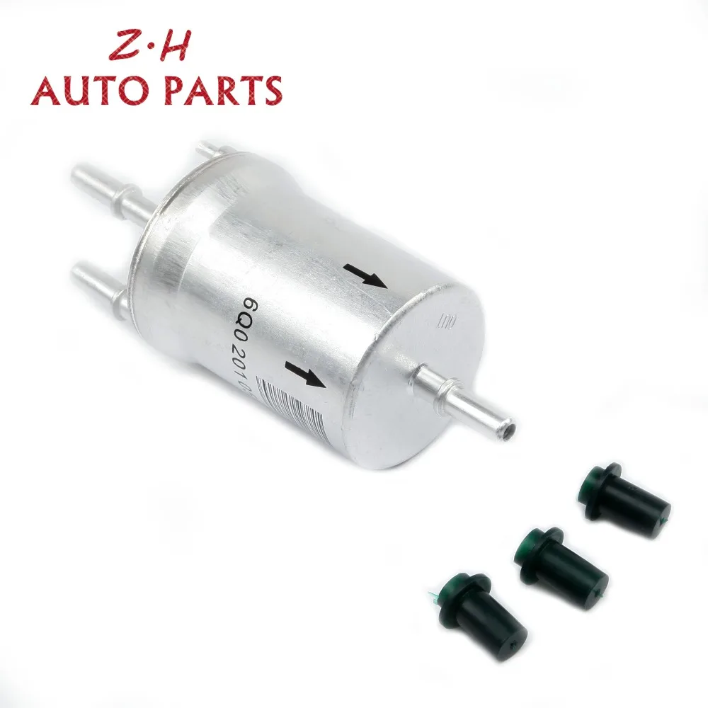 

4-Bar Gasoline Fuel Filter W/ Pressure Regulator 6Q0 201 051 C For VW Golf Jetta Passat Eos Bora A A3 WK 69/2 KL 156/3