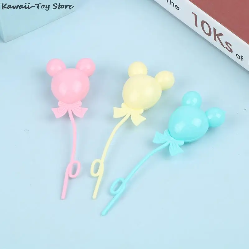 3Pcs Colorful 1/12 Scale Dollhouse Miniature Colorful Balloons Doll House Decor