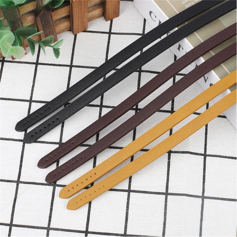 2Pcs 70cm PU Leather Purse Handles Bag Handbag Shoulder Strap Purse Making Supplies Shoulder Bag DIY Replacement Accessories