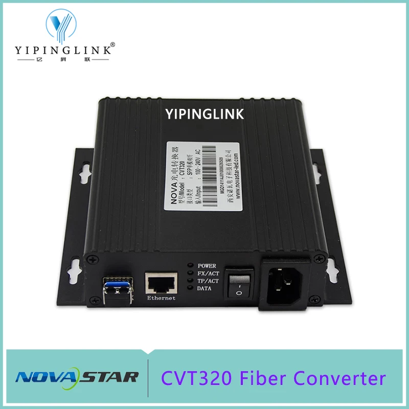 

Novastar fiber converter CVT320 full color LED display LED wall long distance signal transmit nova converter