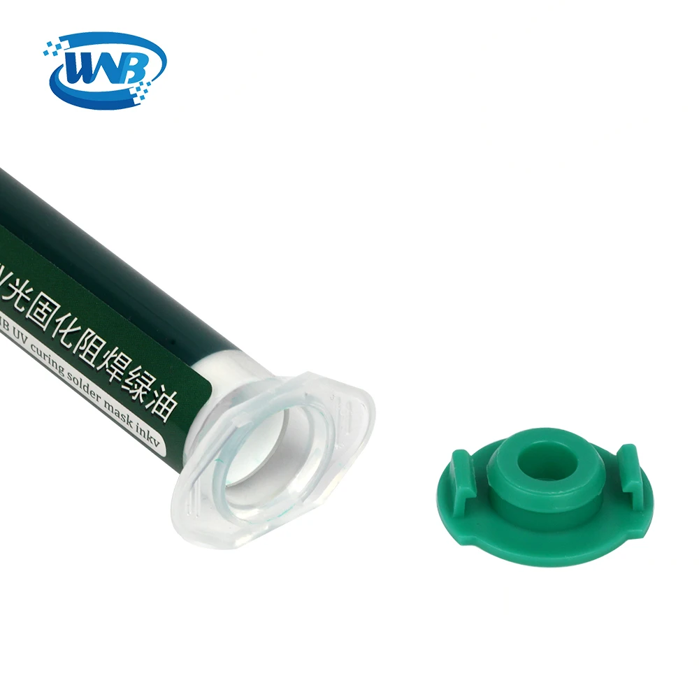 WNB 10ml Green UV Solder Mask Oil Photosensitive Ink Prevent Corrosive Arcing Soldering Paint LED Light for BGA PCB Board Repair