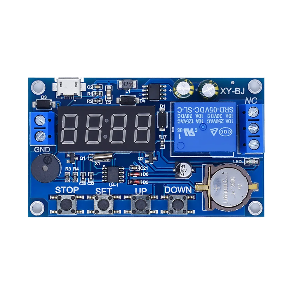 XY-BJ moduł przekaźnika czasowego opóźnienia czasowego DC5-60V przełącznik sterujący moduł tablicy synchronizacja zegara sterowanie wieloma trybami — zdjęcie produktu 5
