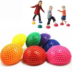 Half Sphere Yoga Balls PVC Thicken Inflatable Foot Massage Balance Training Ball Gym Pilates Exercise Fitness