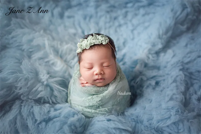 

Jane Z Ann Stereo Pleated Burning Flowers Handmade Headdress 12 Color Newborn Photography Prop