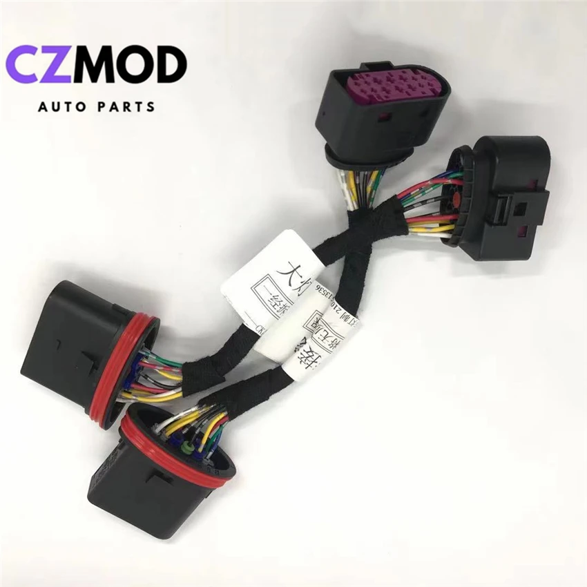 CZMOD Auto Koplamp Modificatie Upgrade Speciale Transfer Wire Adapter Harness Kabel Voor Audi Q5 Van 09-11 Xenon Naar 12-15 Xenon