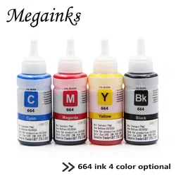 Tinte de oficina Universal 664 para Epson L100, L110, L120, L132, L210, L222, L300, L312, L355, L350, L362, L366, L550, L555, L566, L800, L801, L1800