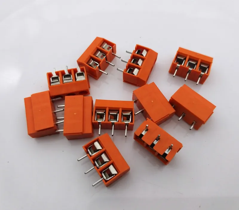 Free shipping wholesale 50PCS/LOT T3 -LOCK180D  5.0 connector KF126 DG126 300V 10A copper meterial green blue connect FS126