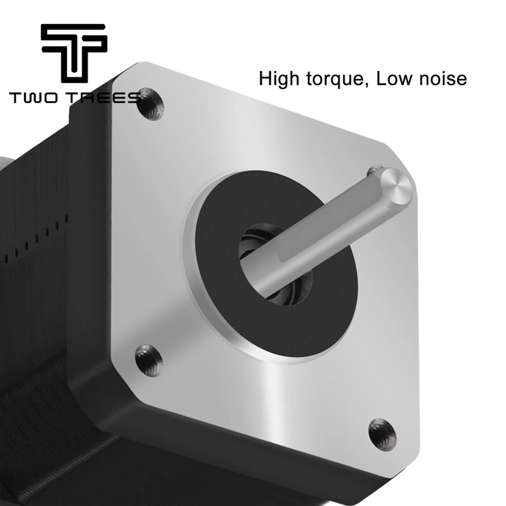 5/1 Pz Motore passo-passo Nema17 Motore da 0,9 gradi 42 Motore 1.3A 38mm 17HS4401 17HS4401S Valore di impulsi 4 derivazioni per stampante 3D CN