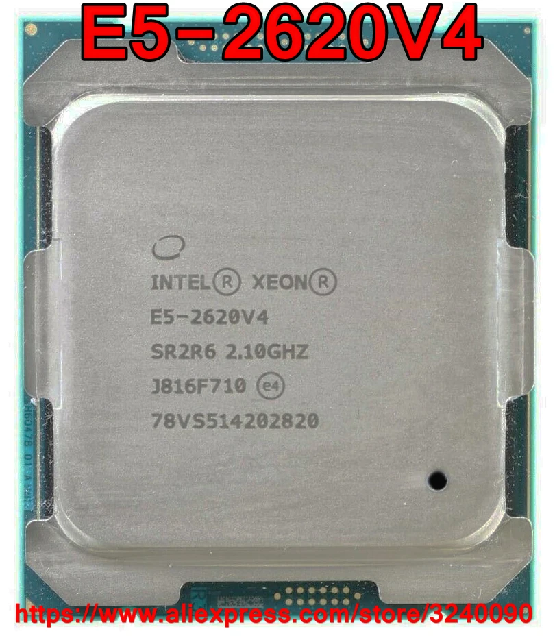 Intel Xeon CPU E5-2620V4 SR2R6 2.10GHz 8-Cores 20M LGA2011-3 E5-2620 V4 processor E5 2620V4 free shipping E5 2620 V4