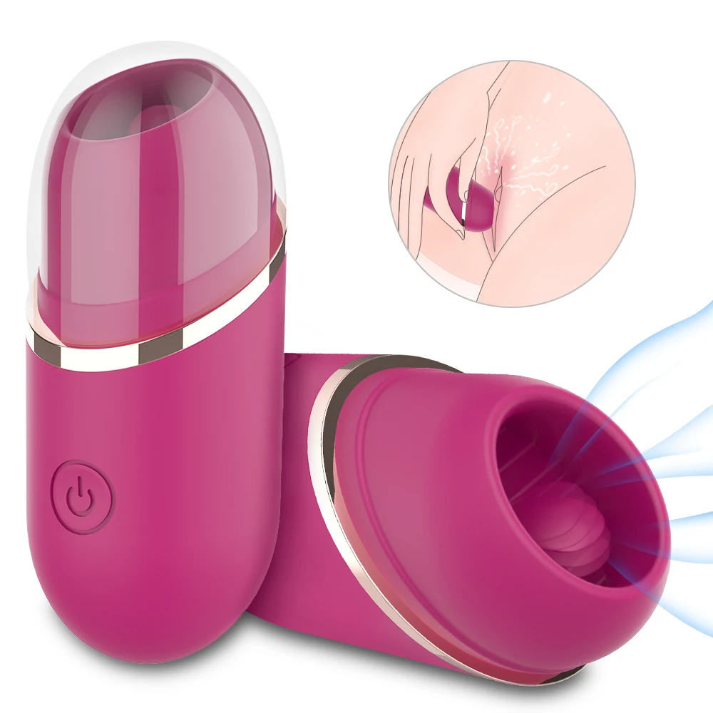 New TechnologyClit Vibrator Clitoral Sucking Tongue Licking Clitoris Stimulation Mini Toy 9 Powerful Vibration Modes Sex Toys