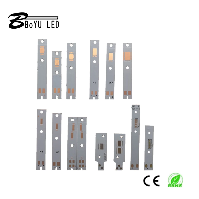 20pcs car headlight LED 3570 1860 copper substrate radiator 9005 h1h4 h7 h11 XHP50 XHP70 single-sided copper substrate